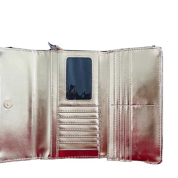 Steve Madden Wallet,logo Bar  Trifold - Picture 4 of 7